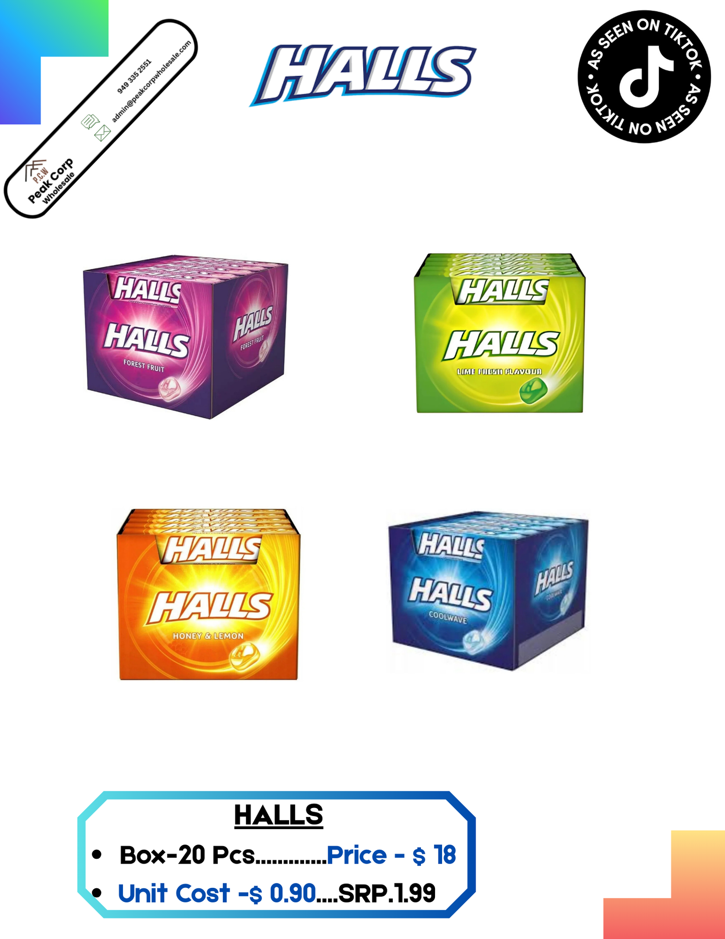 Halls-20 pcs