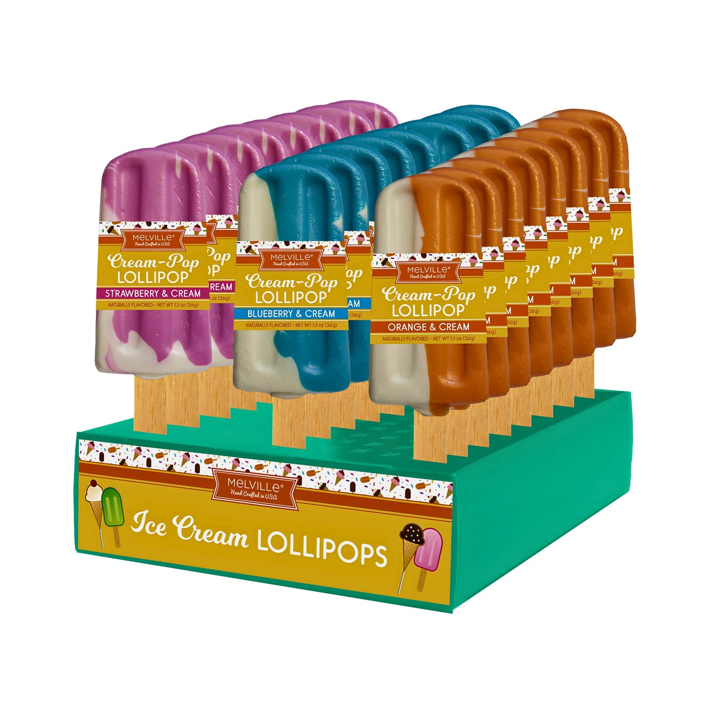 MELVILLE LOLLIPOP - 24PCS