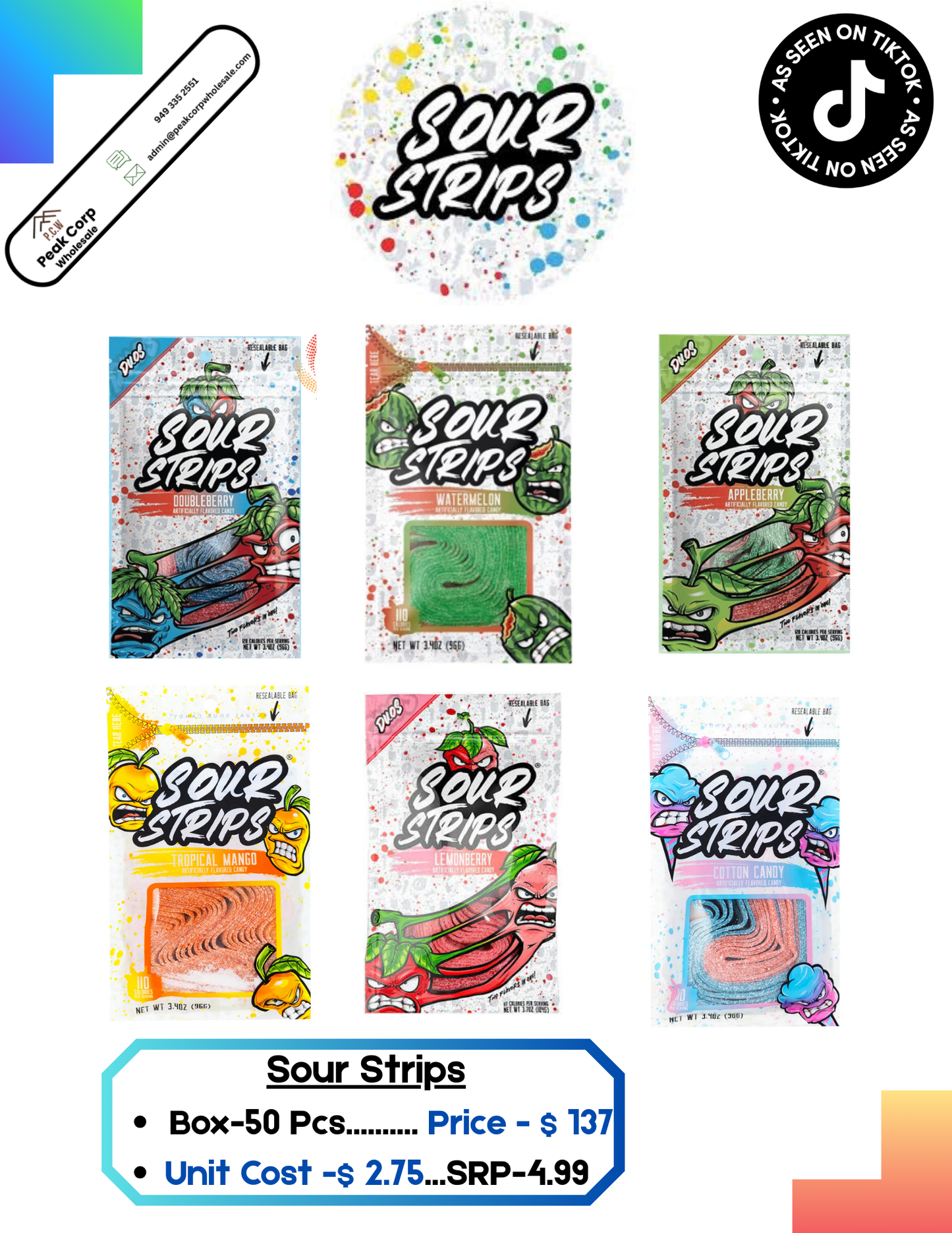 Sour Strips-1 pcs