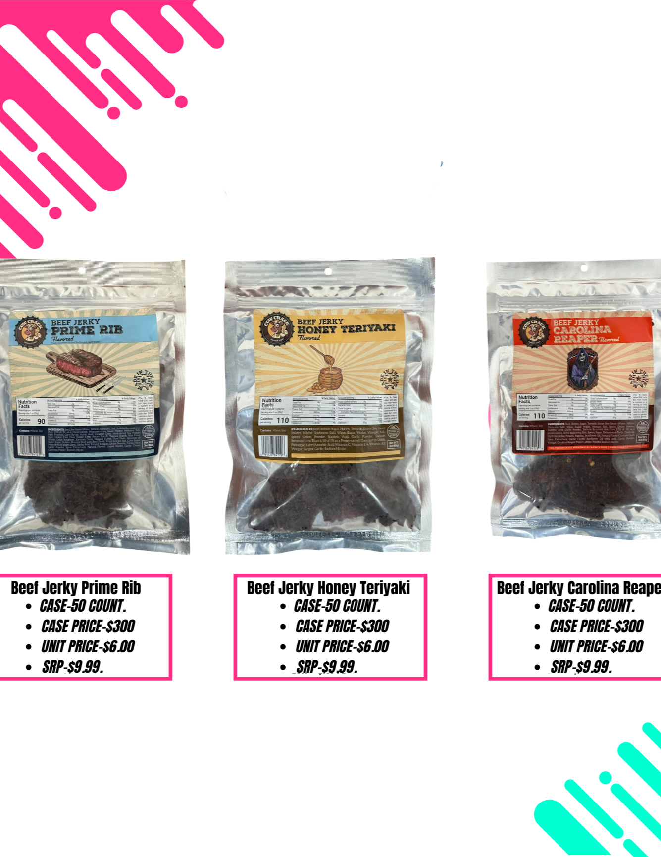 Beef Jerky 3 oz-1 pcs