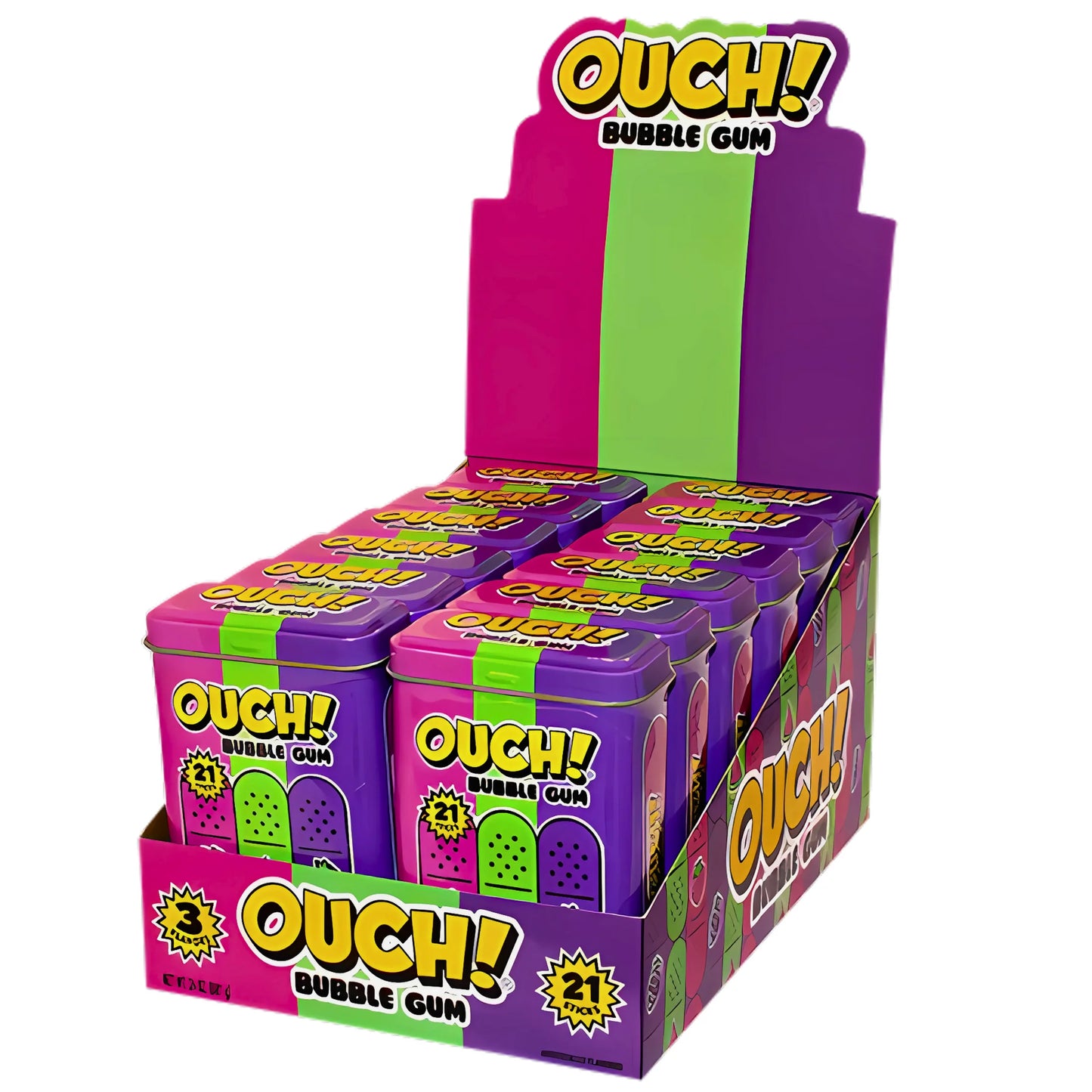 Bubble Gum OUCH! - 12 counts