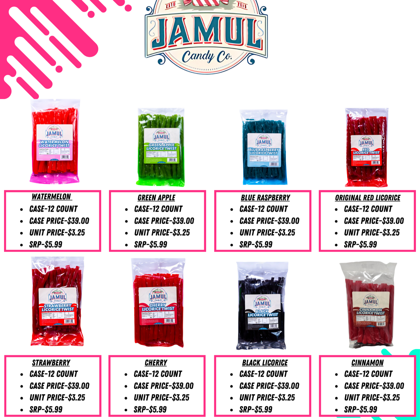 Jamul Licorice-12pcs