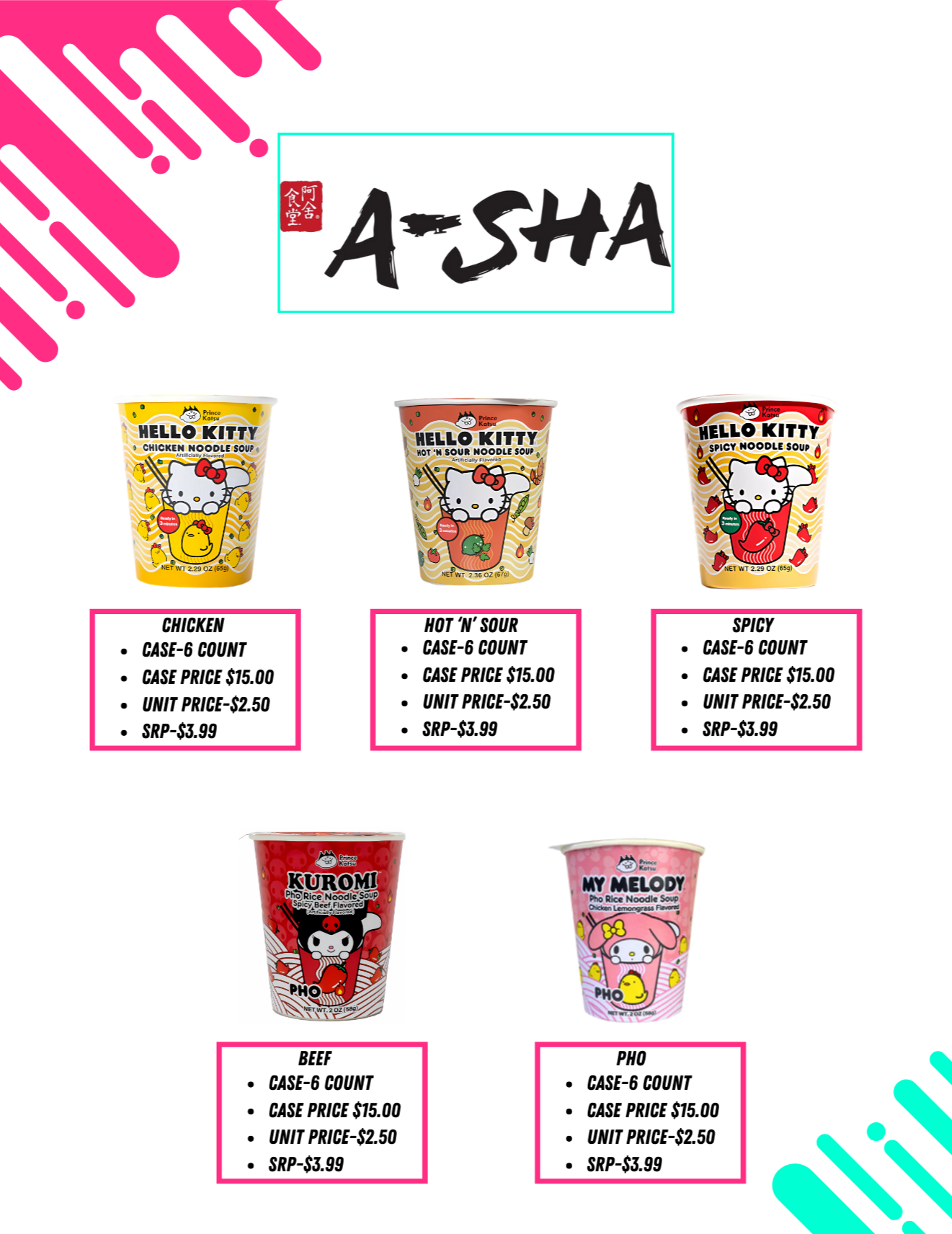 A-SHA Soup Cup-6 pcs