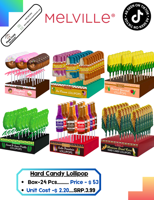 MELVILLE LOLLIPOP - 24PCS