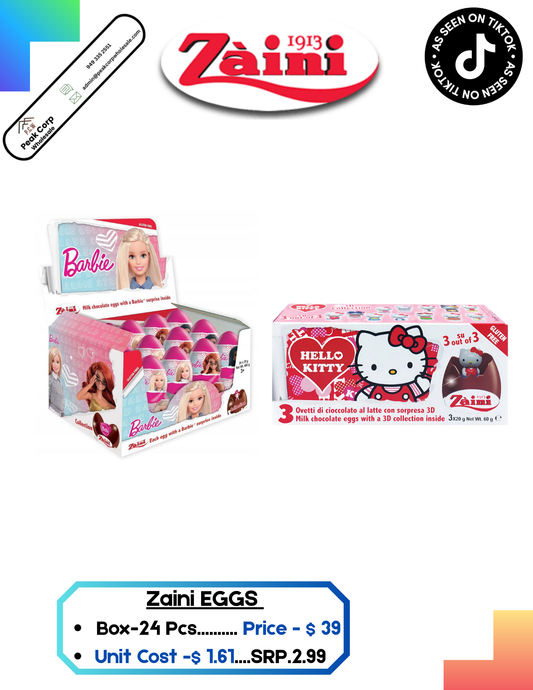 ZainI Eggs Barbie 20g - 24 pcs