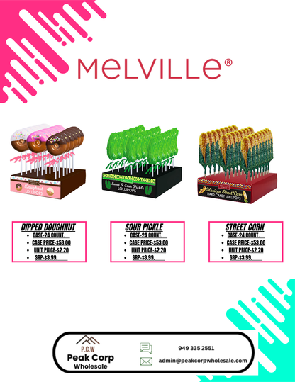 MELVILLE LOLLIPOP - 24PCS