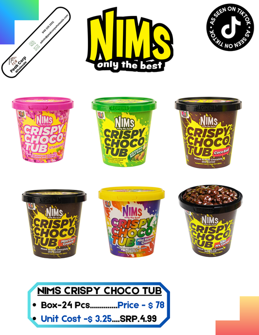 NIMS CRISPY CHOCO TUBE CEREAL