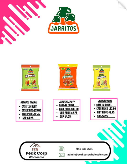 Jarritos -12 pcs