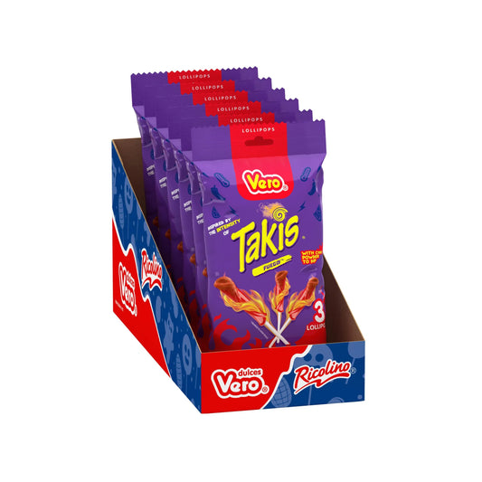 VERO TAKIS LOLLIPOP 6 COUNT