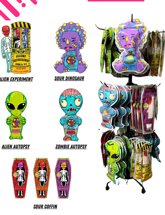 Novelty Alien Rack -90 pcs