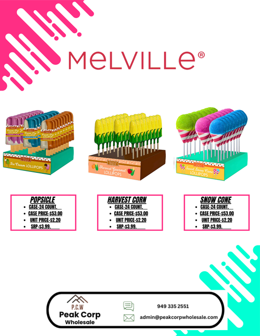 MELVILLE LOLLIPOP 24PCS