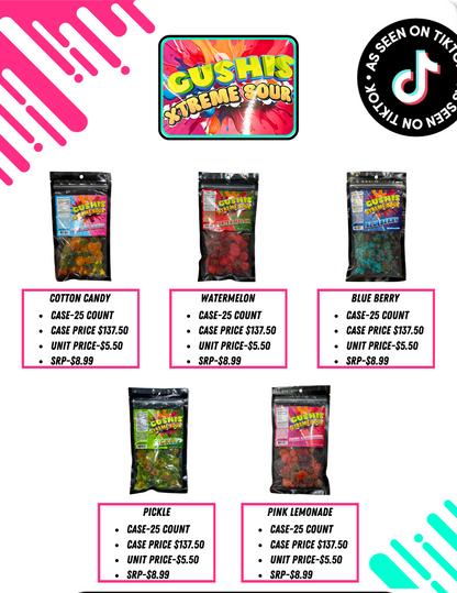 Gushi Xtreme Sour-1 pcs