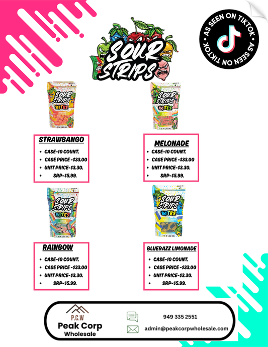 Sour Strips Bite-10 pcs