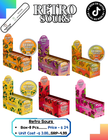 Retro Sour -8 pcs
