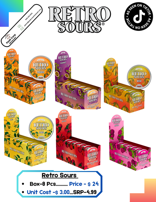 Retro Sour -8 pcs