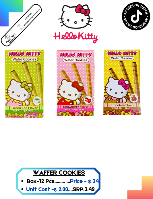 H.K Strawberry Wafer Cookies-12 Count