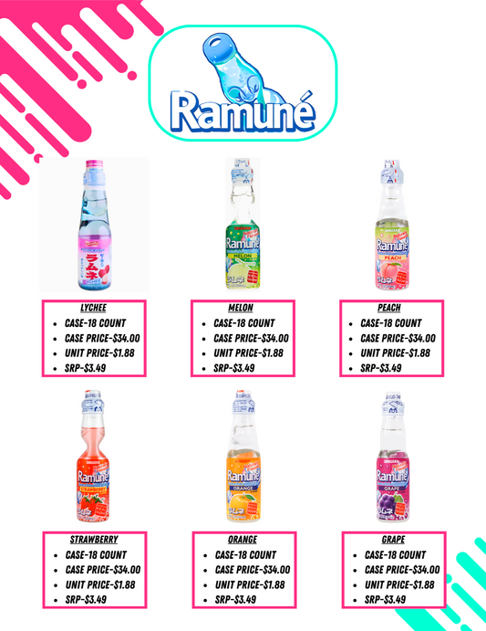 Ramune Drinks-18 pcs